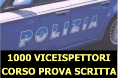 1000 vice ispettori di polizia prova scritta