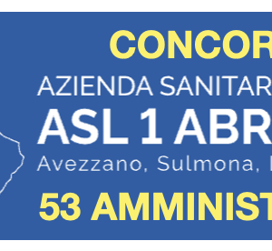Concorso 53 Assistenti Amministrativi ASL 1 Abruzzo