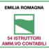 EMILIA 54 Istruttori amministrativo contabili