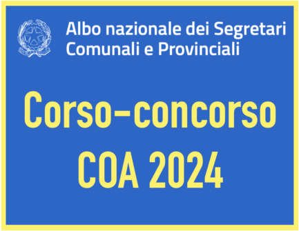 concorso segretari comunali 2024